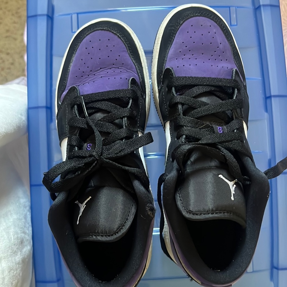 Air Jordan Purple Low 1s